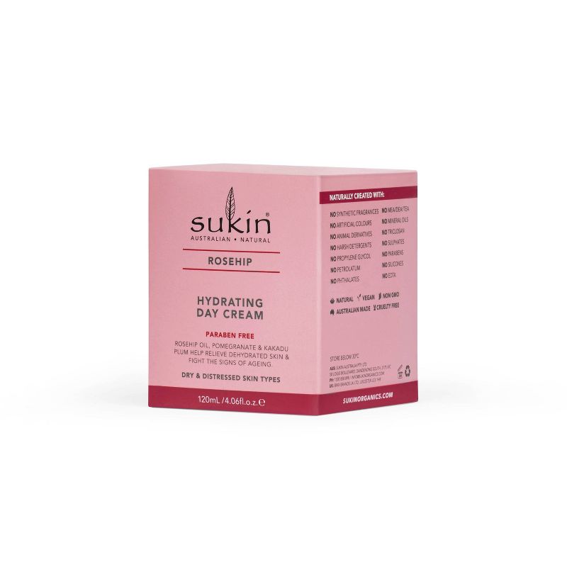 Sukin Rosehip Hydrating Day Cream - 4.06 fl oz, 4 of 11