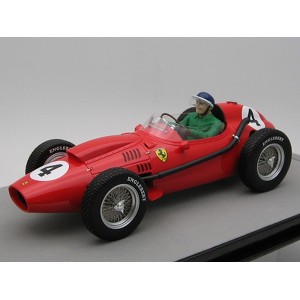 Ferrari Dino 246 #4 Mike Hawthorn Winner "F1 French GP" (1958) with Driver Figure Ltd Ed to 105 pcs 1/18 Model Car by Tecnomodel - 1 of 4