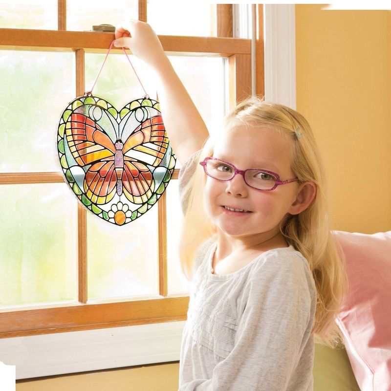 Melissa &#38; Doug Stained Glass Made Easy Activity Kit: Butterfly - 140+ Stickers, 3 of 15