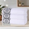 Medallion Cotton Jacquard Towel Set by Blue Nile Mills - 2 of 4