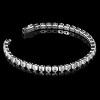 Crucible Silver 5mm Simulated Diamond Tennis Bracelet - 4 of 4