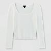 Girls' Ribbed Square Neck Sweater - art class™ - image 4 of 4