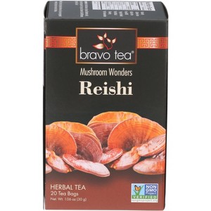 Bravo Tea Mushroom Wonders Reishi Herbal Tea - 20 Bags - 1.06 oz - 1 of 1
