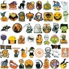 Wrapables Waterproof Vinyl Stickers for Water Bottles, Laptop, Phones, Skateboards, Decals for Teens, 100pcs, Trick or Treat - 3 of 4