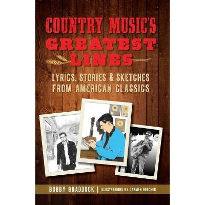 Country Music's Greatest Lines - by  Bobby Braddock (Paperback)