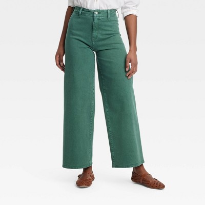 Women's High-Rise Sailor Wide Leg Ankle Jeans - Universal Thread™