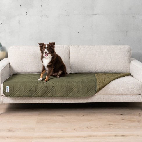 Petami Waterproof Dog Bed Couch Cover Pet Cats Sofa Furniture Protector Anti slip Soft Washable Blanket olive Green Small 30 X 70 Inches Target