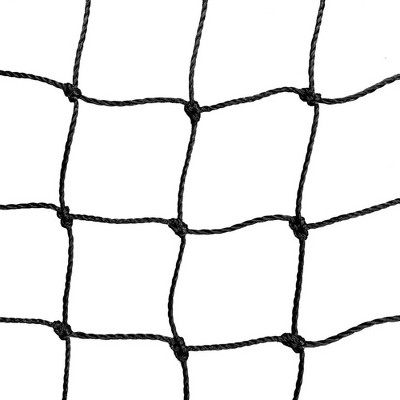 Hit Run Steal Premium Batting Cage Net Only, 1.75 Inch Mesh with Heavy Duty Carabiners, No Frame, Poles, Cables Included, Black