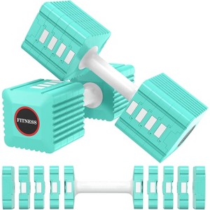 Adjustable Dumbbell Set of 2, Each Hand Weights for Women & Men, Free Weights for Home Gym Fitness - 1 of 4