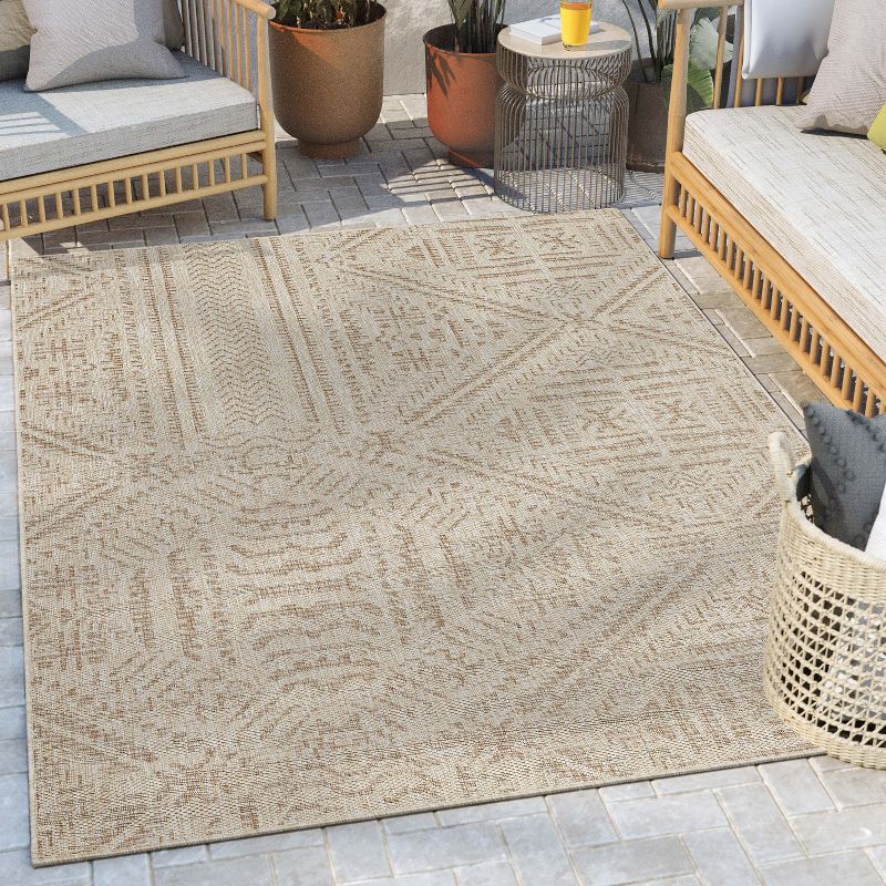 Well Woven Indoor OutdoorKhalo Modern Area Rug, 2 of 9