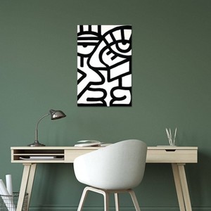 iCanvas Talking by Billy The Artist Canvas Print Wall Art - 1 of 3