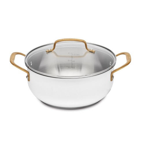 Cuisinart French Classic Tri-Ply Stainless 4.5 Quart Dutch Oven