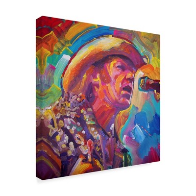 Trademark Fine Art -Howie Green 'Neil Young' Canvas Art