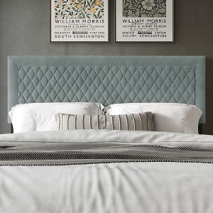 ChaletPosh Velvet Upholstered Headboard - 1 of 4