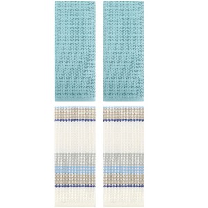 REGALWOVEN 4 Pcs Cotton Soft Absorbent Waffle Hand Towel for Home - 1 of 4