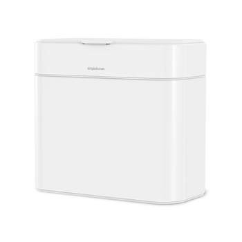 simplehuman 4L Compost Caddy White Steel