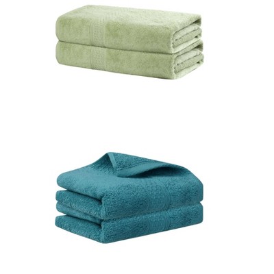 REGALWOVEN Cotton Bath Hands Towel Sets For Bathroom, Gym, SPA 2 Pack