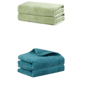 REGALWOVEN Cotton Bath Hands Towel Sets For Bathroom, Gym, SPA 2 Pack - 1 of 4