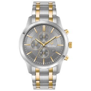 Bulova Men's Chronograph Quartz Two Tone Gold Stainless Steel Watch, Gray Dial 43mm - 1 of 2