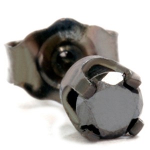 Pompeii3 1/6ct Diamond Stud 10K White Gold - 1 of 2