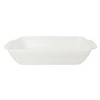 Gibson Bee and Willow 4 Quart Rectangular Stoneware Baker in White Speckle - image 2 of 4