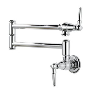 WOWOW Wall Mounted Pot Filler with 2-Handle - 1 of 4