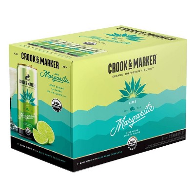 Crook & Marker Lime Margarita - 8pk/11.5 fl oz Cans