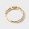 Textured Hinged Cuff Bracelet - A New Day™ Gold - 3 of 4