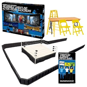 Ultimate Arena Starter Set for WWE & AEW Wrestling Action Figures - 1 of 4