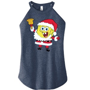 Women's - SpongeBob SquarePants - Dear Santa Graphic High Neck Tank - 1 of 4