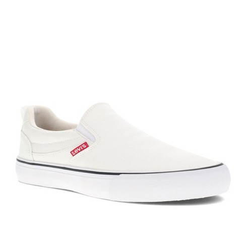 Levi's Womens Naya Slip-on Ct Cvs Fashion Skate Sneaker Shoe, White/white,  Size 10 : Target
