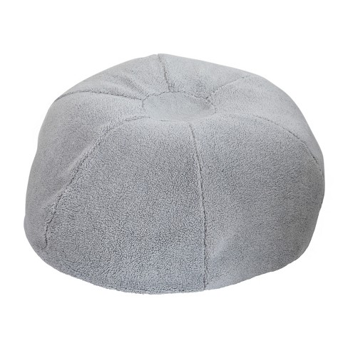 3' Kids' Bean Bag Chair With Memory Foam Filling And Washable Cover  Charcoal - Relax Sacks : Target