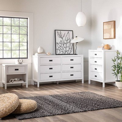 Simple Cut Out Handles 6 Drawer Dresser - Saracina Home : Target