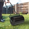 20-Inch Push/Tow Behind Lawn Roller Filled with 10 Gal Water or Sand for Flattening Sod in the Garden - 2 of 4