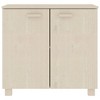 vidaXL Sideboard HAMAR Honey Brown 33.5 in.x13.8 in.x31.5 in. Solid Wood Pine - 3 of 4
