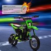 24V Electric Dirt Bike for Kids 8+, 250W Off-Road Motorcycle 13.6MPH w/Twist Throttle, Metal Suspension, Air Tires - 2 of 4