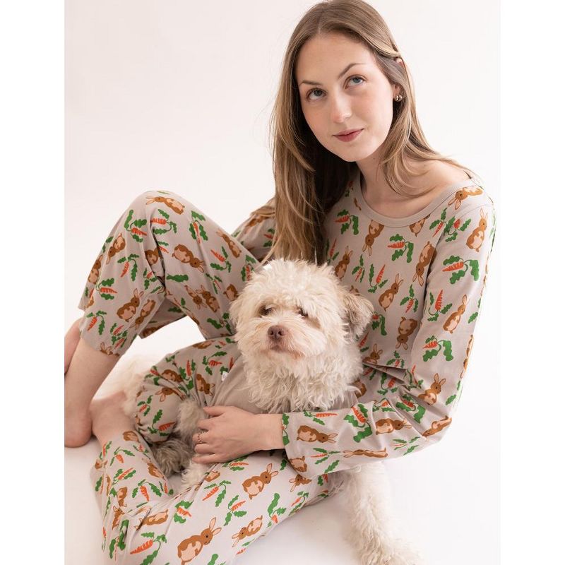 Leveret Dog Cotton Easter Pajamas, 3 of 5