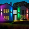 LLHZSY 7" RGB LED Outdoor Wall Light Sconces Up and Down 2-Light Fixture for House Porch Patio Garage - 4 of 4