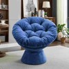 PAGED Oversized Swivel Accent Chair,Swivel Barrel Chair,Modern Upholstered Swivel Chairs for Living Room - 3 of 4