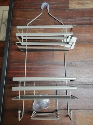 Over The Door Round Wire Shower Caddy Matte Satin - Made By Design™ : Target