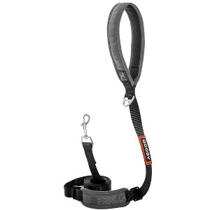 Gooby Pioneer Leash, 6 Feet Padded Handle with Adjustable Traffic Control Short Handle Matchces with Pioneer Harness, Gray - 1 of 1