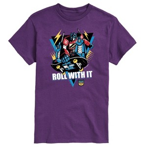 Men's - Transformers - Roll With It- Adult Short Sleeve T-Shirt Short Sleeve Graphic T-Shirt - 1 of 4