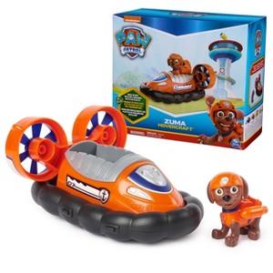 PAW Patrol, Zuma’s Hovercraft, Toy Vehicle with Collectible Action Figure - 1 of 4