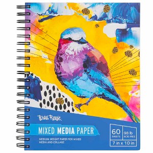 Brea Reese: Mixed Media Paper Pad 60 Sheets - 7x10" - 98 lb - 1 of 4