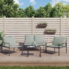 vidaXL Garden Lounge Set Anthracite, Light Grey - 2 of 4