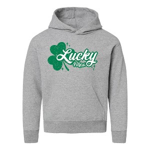 The Juniper Shop Lucky Vibes Clover Youth Graphic Hoodie - 1 of 3