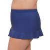 Aqua Green, Women's Ruffle Skirted Bottom - 2 of 3