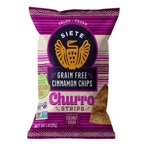 Siete Churro Tortilla Strip Chip - 1oz : Target