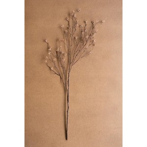 Artificial Budding Branch Stem – 40" Tall Brown Faux Floral Accent, Set of 6 by Kalalou - 1 of 3