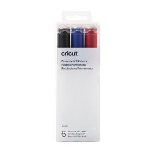 Cricut 2.5mm 6ct Venture Permanent Markers - 1 of 4